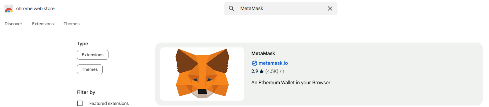 MetaMask Installation
