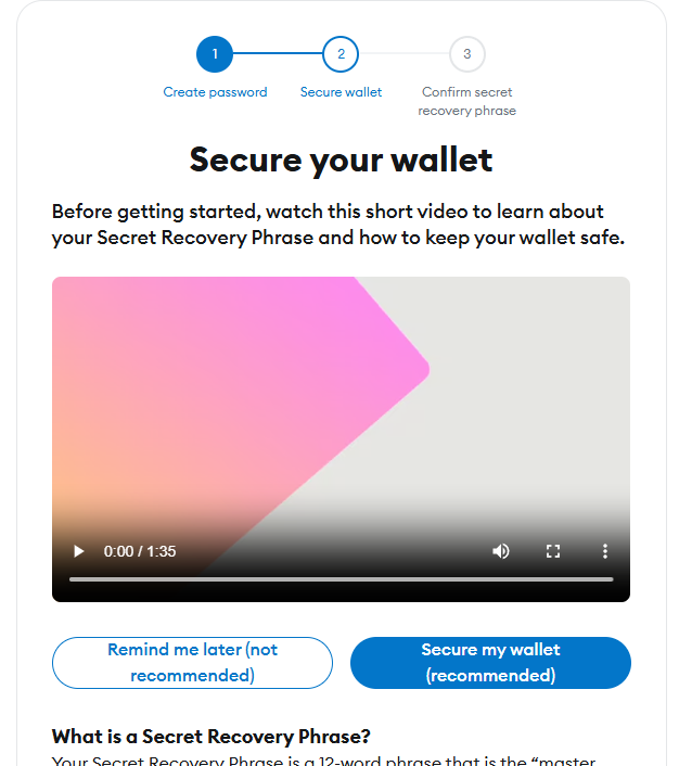 Secure your wallet